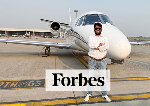 From fragmented information to one Aviation Marketplace | BookMyJet featured in Forbes India